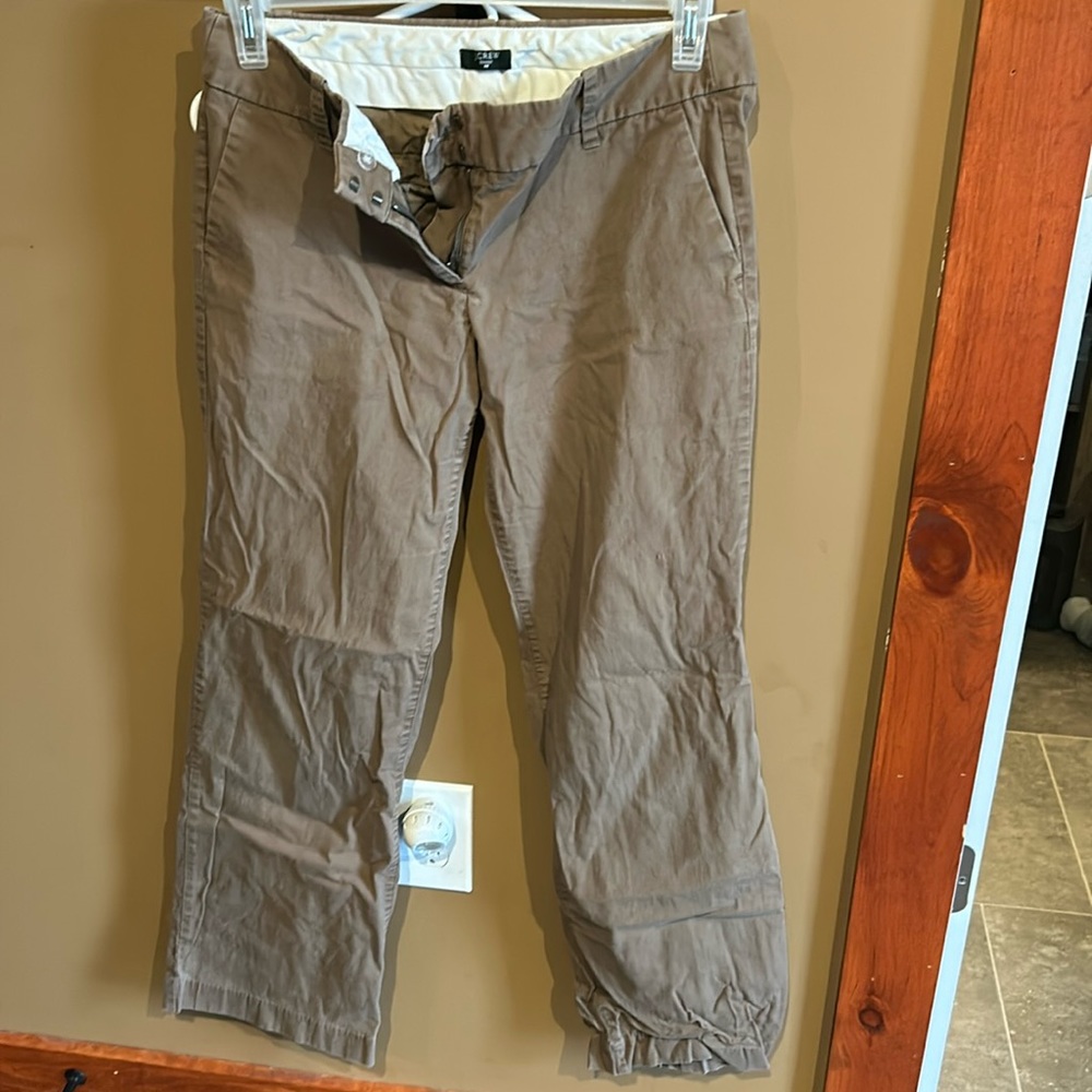 J. Crew dress khaki dress pants size 8
